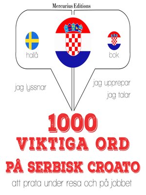 cover image of 1000 viktiga ord på serbisk croato